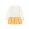 Vestido tricotosa flores bebé niña boboli