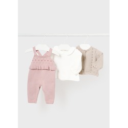 Conjunto peto tricot 3...