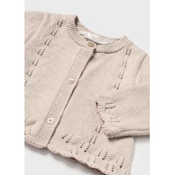 Conjunto peto tricot 3 piezas bebe niña mayoral