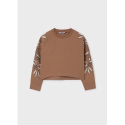 Sudadera detalle mangas...
