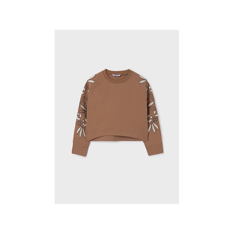 Sudadera detalle mangas chica mayoral