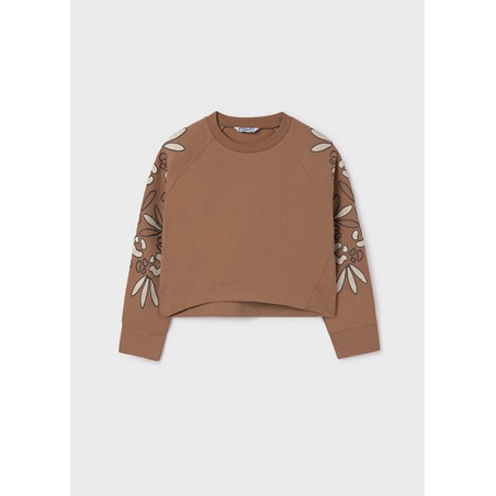 Sudadera detalle mangas chica mayoral