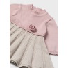 Vestido tricot plisado bebe niña mayoral