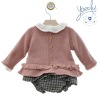 Conjunto bebe niña 3 piezas "Perrito" Yoedu