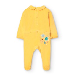 Pelele terciopelo bebe niña boboli