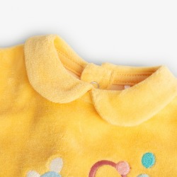 Pelele terciopelo bebe niña boboli