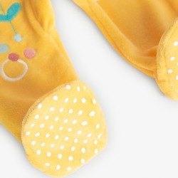 Pelele terciopelo bebe niña boboli