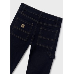 Pantalón vaquero pespuntes recto chico mayoral