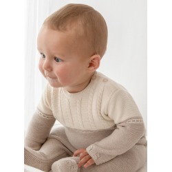 Conjunto polaina y jersey bicolor bebe mayoral