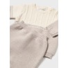 Conjunto polaina y jersey bicolor bebe mayoral