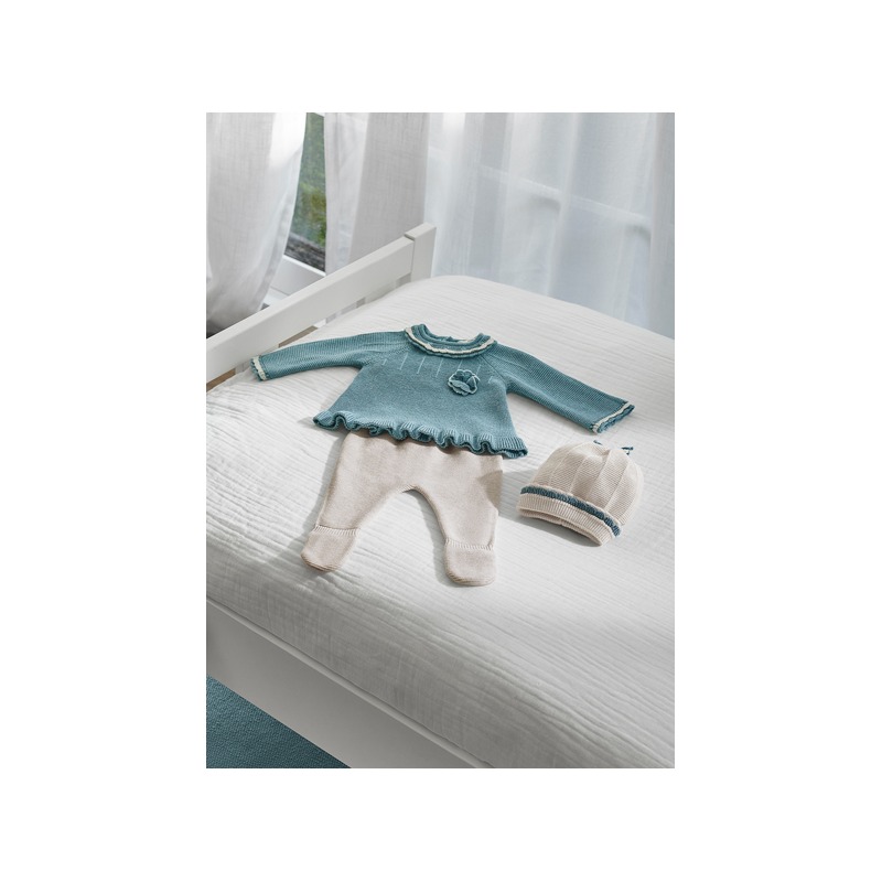 Conjunto 3 piezas tricot bebe niña mayoral