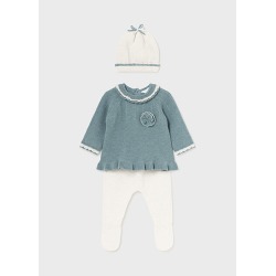 Conjunto 3 piezas tricot bebe niña mayoral