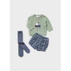 Conjunto 3 piezas perrito bebe niño mayoral