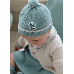 Conjunto gorro y manoplas bebe niña mayoral