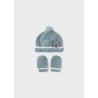 Conjunto gorro y manoplas bebe niña mayoral