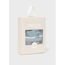Conjunto gorro y manoplas bebe niña mayoral