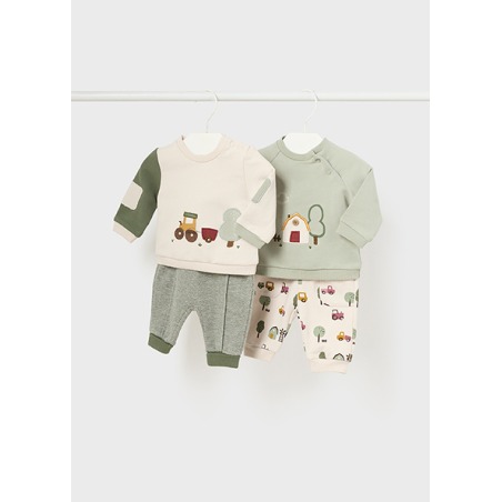 Conjunto 4 piezas casual bebe niño mayoral