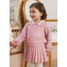 Conjunto falda plisada tricot bebé Abel&Lula