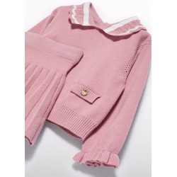 Conjunto falda plisada tricot bebé Abel&Lula