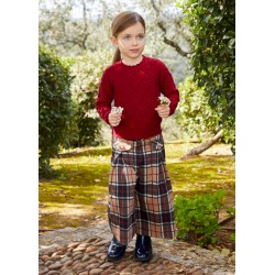 Culotte cuadros punto niña...