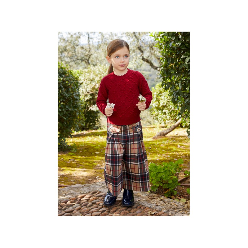 Culotte cuadros punto niña Abel&Lula