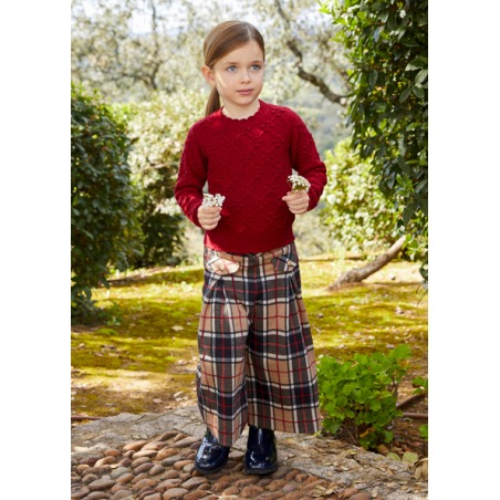 Culotte cuadros punto niña Abel&Lula