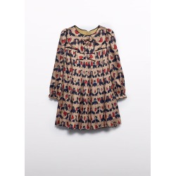 Vestido estampado perritos...