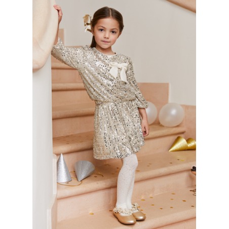 Conjunto falda lentejuelas niña Abel&Lula