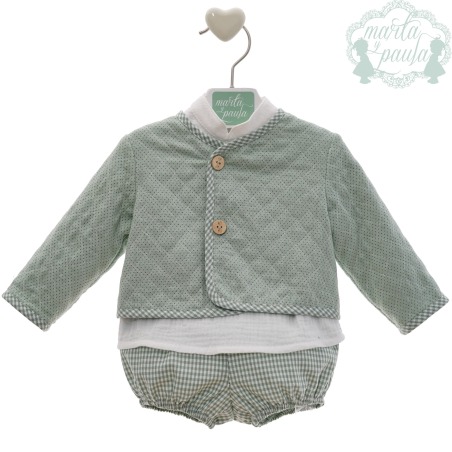 Conjunto bebe niño 3 piezas Marta y Paula