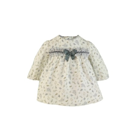 Vestido bebe estampado hojas Miranda