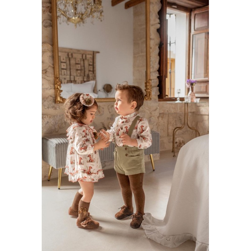 Vestido bebe estampado Miranda