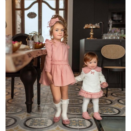 Vestido infantil plumeti Miranda