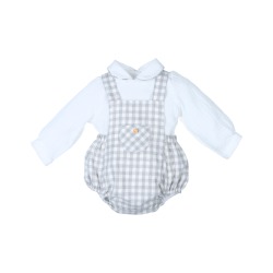 Peto cuadros con camisa...