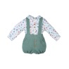 Conjunto bebe niño estampado pájaros Popys