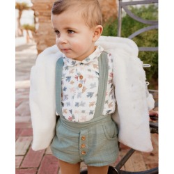Conjunto bebe niño estampado pájaros Popys