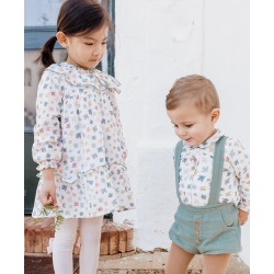 Vestido infantil estampado...