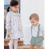 Vestido infantil estampado pájaros Popys