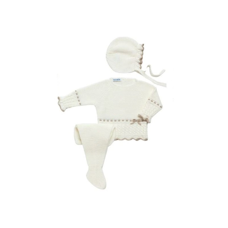 Conjunto polaina bebe "nana" Juliana