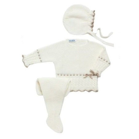 Conjunto polaina bebe "nana" Juliana