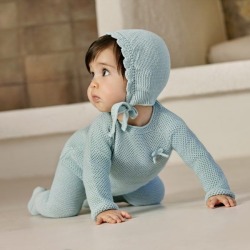 Conjunto bebe polaina lin...