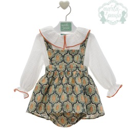 Conjunto pichi bebe niña "Familia Calcuta" Marta y Paula