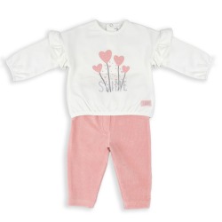 Conjunto Legging corazones niña Babybol