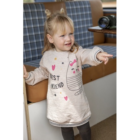 Vestido serigrafia gatita Babybol