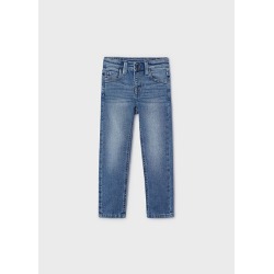 Pantalón vaquero entallado básico niño mayoral