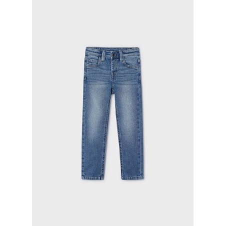 Pantalón vaquero entallado básico niño mayoral