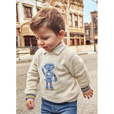 Jersey motivo intarsia bebé niño mayoral