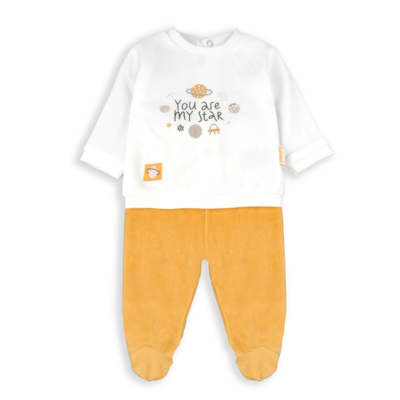 Conjunto polaina bebe niño planetas Babybol