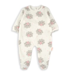 Pelele bebe niña nubes Babybol