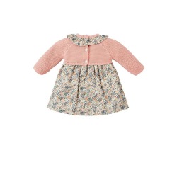 Vestido con capota bebe Ebano Babidu