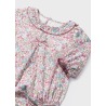 Conjunto pelele y leotardos flores bebe niña mayoral